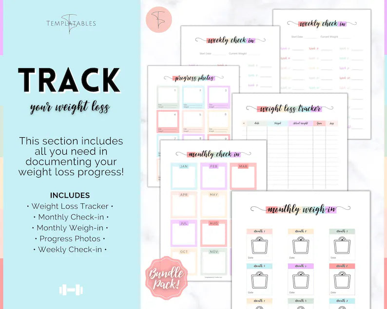 Ultimate Weight Loss Tracker & Fitness Planner