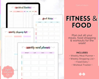 Ultimate Weight Loss Tracker & Fitness Planner