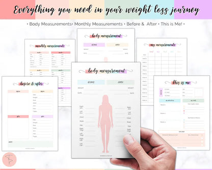 Ultimate Weight Loss Tracker & Fitness Planner